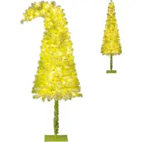 Northix Sapin de Noël artificiel pré-illuminé de 180 cm avec flocons de neige