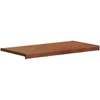 vidaXL Appui de fenêtre Bois brun 60 x 45 x 4,5 cm PVC