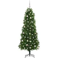 vidaXL Sapin de Noël avec 300 LED avec support Vert 240 cm PE
