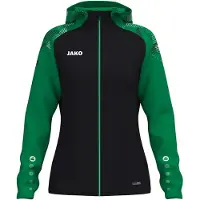 Jako Veste à capuche Sonic noir/vert 38/40