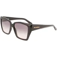 Karl Lagerfeld KL6072S Lunettes de soleil femme noir - Monture plastique légère 55/16/145