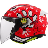 LS2 Casque Jet Junior Of622 Funny Ii Paws