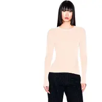 Armani Exchange pour femme. XW001883AF10352U6149 Jersey Raglán beige (L), Casuel, Viscose, Manche longue