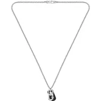 HUGO 1580781 Necklace Argenté Homme