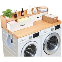 Vevor Comptoir pour Lave Linge et Sèche Linge avec Étagère