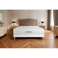 ROYAL PALACE Matelas Balmoral 100x200 cm, mousse à mémoire de forme, degré de fermeté 4, hauteur : 24 cm, 3 zones de confort