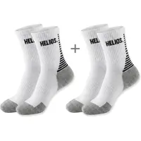 Helios Coolmax, chaussettes de course, blanches