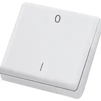 Eltako Mini émetteur portatif sans fil, blanc pur, 2 signaux - Télécommande pour appareil de commutation FMH2S-rw
