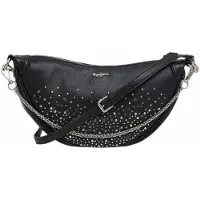Pepe Jeans Nadine Shiny Bag Refurbished Noir
