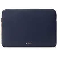 Tech-Protect Fleece-Laptoptasche 15-16 - Marineblau (16"), Sac pour notebook, Bleu