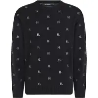 Karl Lagerfeld Pull-over gris clair / noir