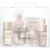 HEVEBLUE - Salmon Caring Centella Special Travel Kit Bag Set - Coffret voyage soin centella + saumon
