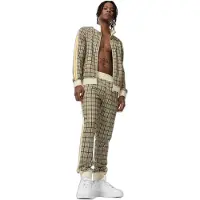 Lonsdale Survêtement 'Seabrook' marron / jaune / jaune pastel / noir