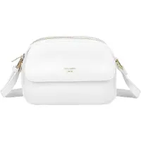 Gallantry Paris Gallantry, sac à bandoulière pour femme avec plusieurs compartiments et un rabat discret, blanc