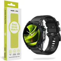 Mobile Origin Easy Strap Silicone Watch 20mm Noir (20 mm, Silicone), Sangles de montre, Noir