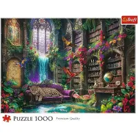 Trefl Puzzle 1000 pièces « La bibliothèque magique » de