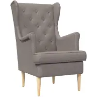 vidaXL fauteuil Taupe tissu
