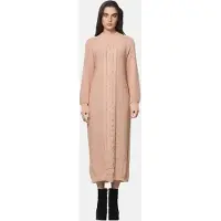 Elara Robes en maille nude