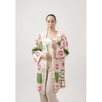 Elara Cardigan vert / mélange de couleurs
