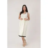 Elara Robe beige / noir