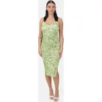 Elara Robe crème / vert gazon