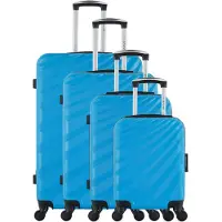 WAVE PARIS - Set de 4 Valises DANUBE-M
