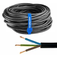 Hilark cable tech Câble en caoutchouc H05RR-F OW 3x1,5 souple 100% cuivre 100m