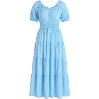 Elara Robe d’été bleu clair
