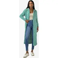 Elara Manteau en tricot menthe