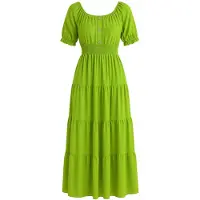 Elara Robe d’été citron vert