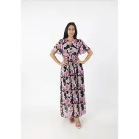 Elara Robe rose / rose ancienne / noir