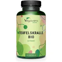 Vegavero Griffe du diable| 90 gélules | Extrait de griffe du diable(3:1) avec 2,7% d'harpagoside | végétalien