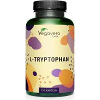 Vegavero L-Tryptophane | 120 gélules | 500 mg de L-Tryptophane par gélule | pureté de 99,5% | issu de la fermentation | végétalien