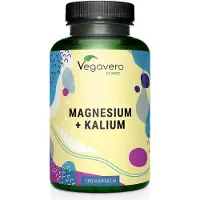 Vegavero Magnésium + Potassium | 180 gélules | formes de citrate biodisponibles | végétalien