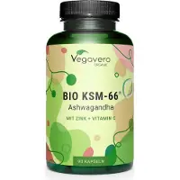 Vegavero VegaveroKSM-66 Ashwagandha | 90 gélules | à l'acérola et au zinc | végétalien