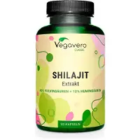 Vegavero Shilajit Mumijo | 90 gélules | 60% d'acides fulviques | 12% d'acides humiques | végétalien