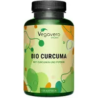 Vegavero Curcuma + Poivre noir| 60 gélules | avec curcumine et pipérine | vegan