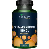 Vegavero huile de cumin noir| 180 gélules | pressé à froid | acide linoléique, acide oléique, thymoquinone et vitamine E | vegan