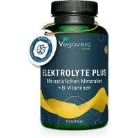 Vegavero Elektrolyte Plus | 120 gélules | calcium, potassium et magnésium naturels | avec vitamines B | végétalien