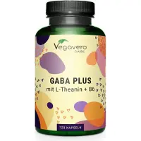 Vegavero GABA Plus | 120 gélules | avec L-théanine d'extrait de thé vert et vitamine B6 | vegan
