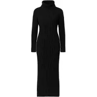 Elara Robes en maille noir