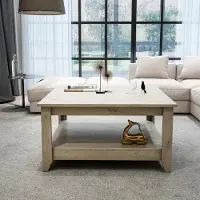 Decorotika Table basse Lea 90 cm, chêne saphir