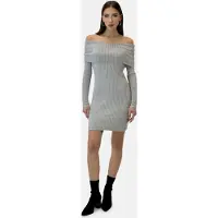 Elara Robes en maille gris