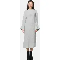 Elara Robes en maille gris chiné