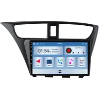 RoverOne 6G+128G Lecteur Multimédia Voiture Autoradio CarPlay Bluetooth Android Radio GPS pour Honda Civic Hatchback 2006 - 2012