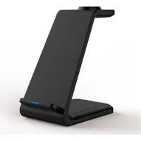 Wella Chargeur Sans Fil 3 en 1 Montre Écouteur Chargeur Sans Fil Multifonction Chargeur Sans Fil Pratique