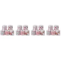 Tlily 5 Styles Père Noël Rouleau de Papier Serviettes En Papier de Soie Décorations de Noël Noël Santa Bureau Chambre Papier Toilette 20 Rouleau