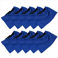 Typecat Serviette de sport bleu foncé à séchage rapide, idéale pour la salle de sport, les voyages et le yoga.