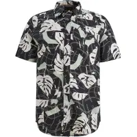 PME Legend Chemise 'Shirt with short sleeves in slub cotton' bleu foncé