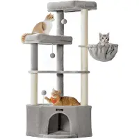 Usorteret Scratch Post - Avec une grande cavité et des espaces de jeu et de repos